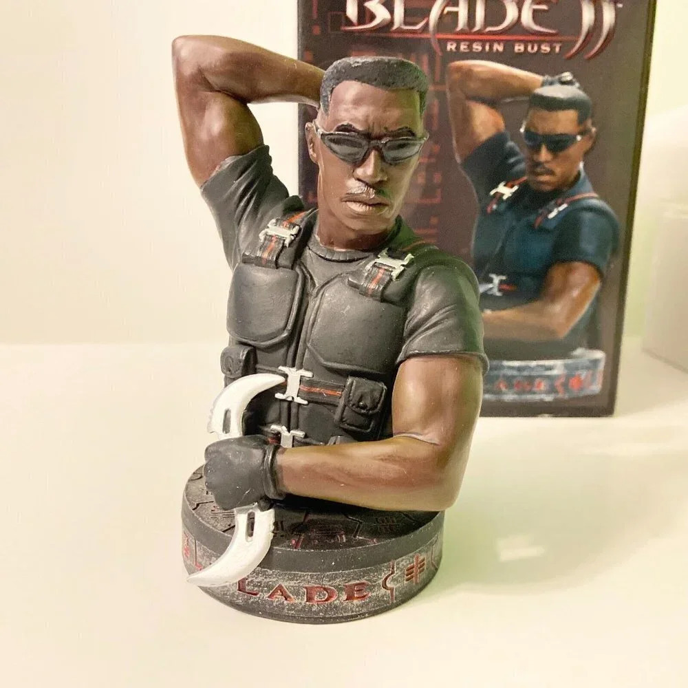 2002 Blade 2 Wesley Snipes Resin Bust Dynamic Forces Limited Edition 0543/1998